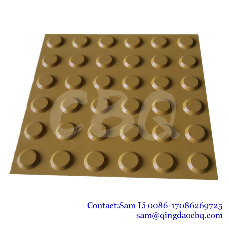 CBQ-BLP, PVC Warning Blind Tactile Guiding Studded Paver Tiles