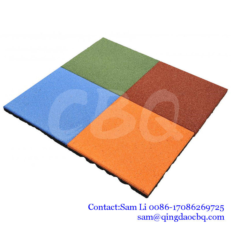 CBQ-PLE, 100% colorful EPDM Anti-UV rubber flooring mats